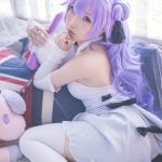 碧蓝航线,ユニコン,hair buns,makeup,Stockings,non-nude