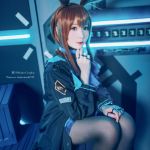 明日方舟,amiya,兔女郎,项圈,兽耳,makeup,黑丝,non-nude