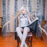 Cosplay,春日野穹,蓝裳